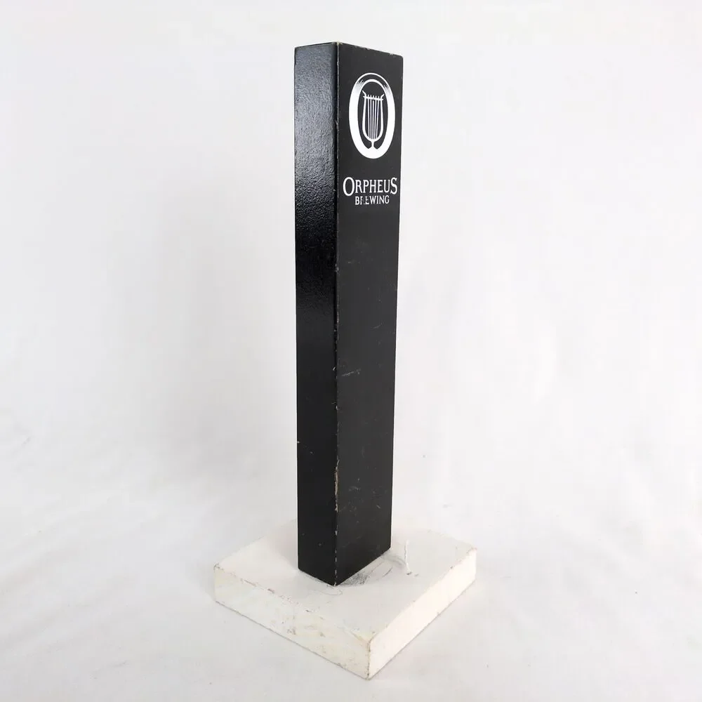 Orpheus Brewing Wooden‎ Beer Tap Handle on Stand 8.75